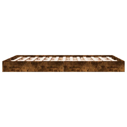 Giroletto senza Materasso Rovere Fumo 140x200 cm in Truciolato