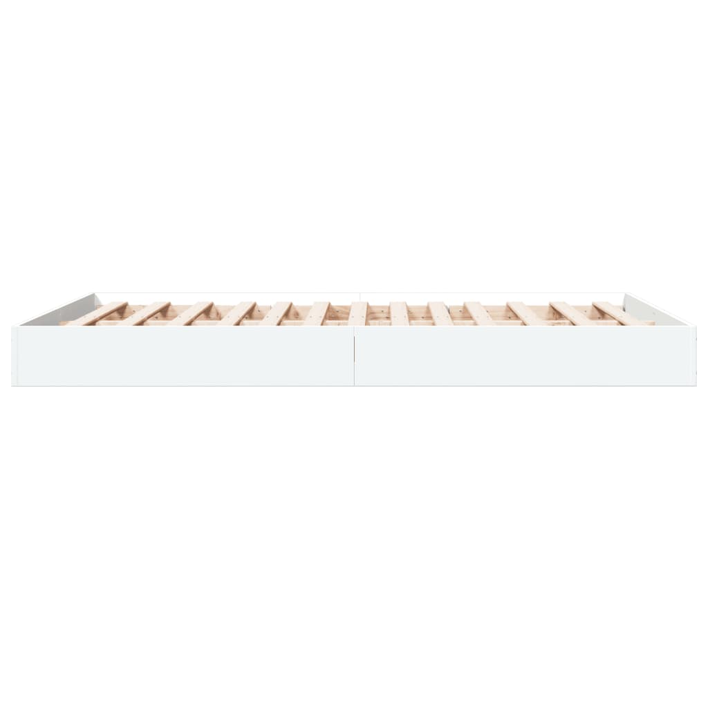 Giroletto Bianco 135x190 cm in Legno Multistrato | homemem39