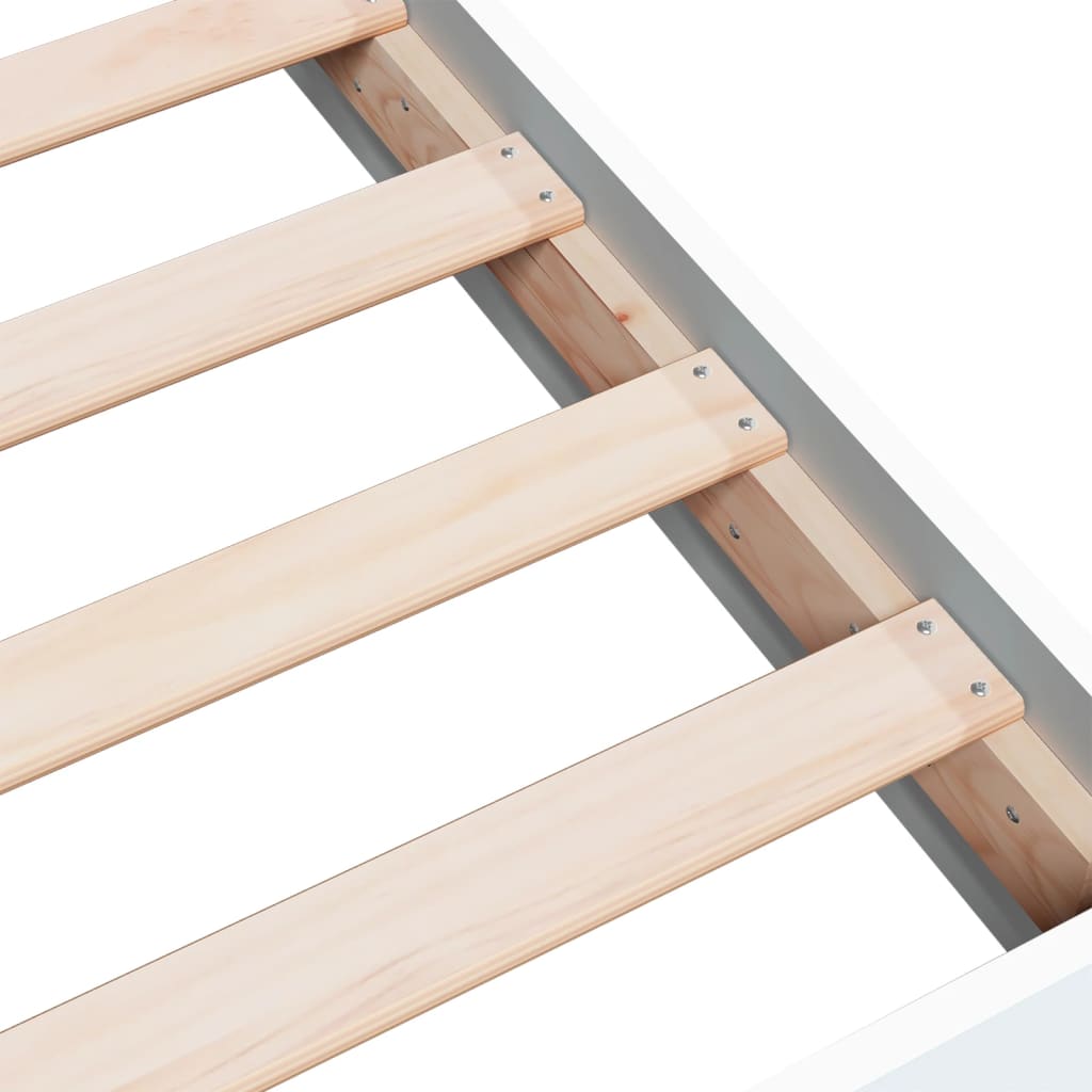 Giroletto Bianco 135x190 cm in Legno Multistrato | homemem39