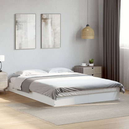 Giroletto Bianco 135x190 cm in Legno Multistrato | homemem39