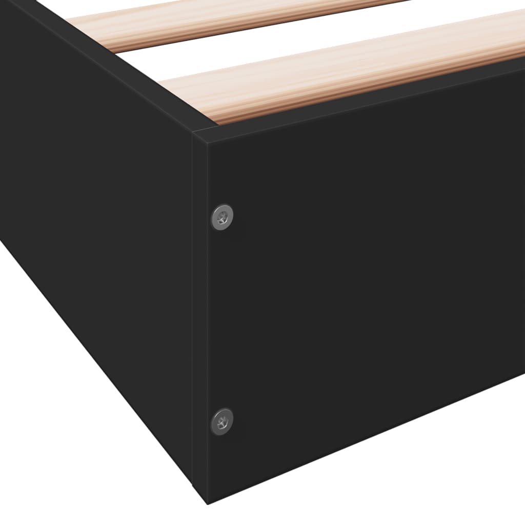 Giroletto Nero 100x200 cm in Legno Multistrato | homemem39