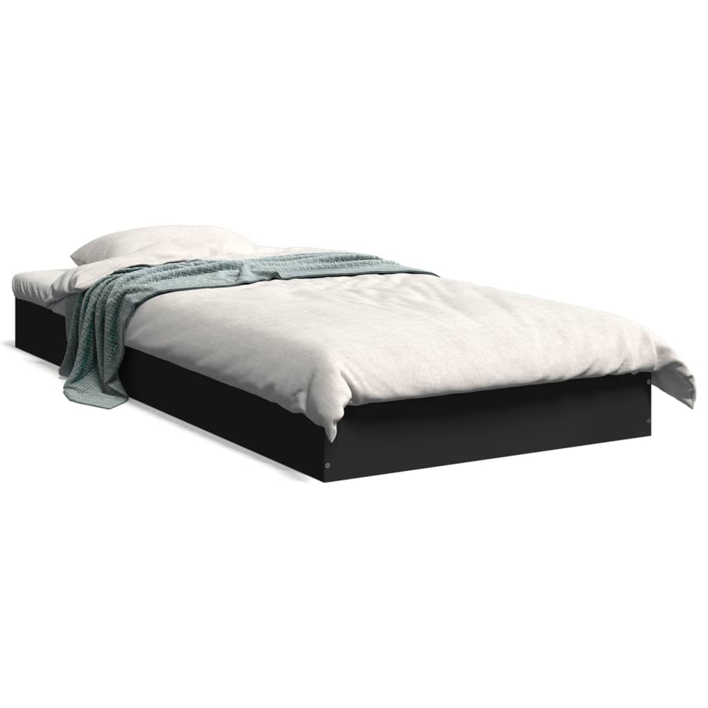 Giroletto Nero 75x190 cm in Legno Multistrato | homemem39