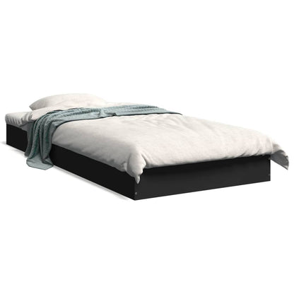 Giroletto Nero 75x190 cm in Legno Multistrato | homemem39