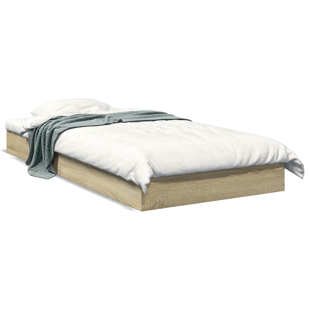 Giroletto senza Materasso Rovere Sonoma 75x190 cm in Truciolato | homemem39