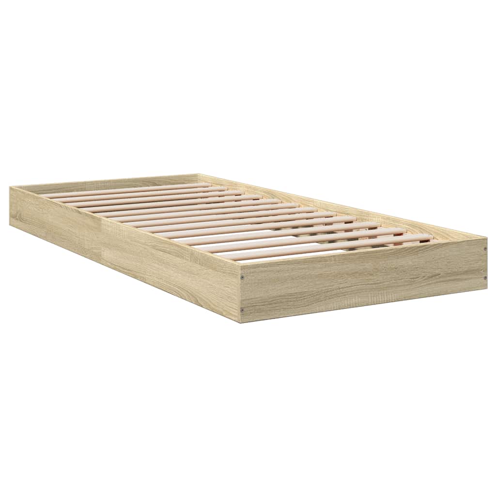 Giroletto senza Materasso Rovere Sonoma 75x190 cm in Truciolato | homemem39
