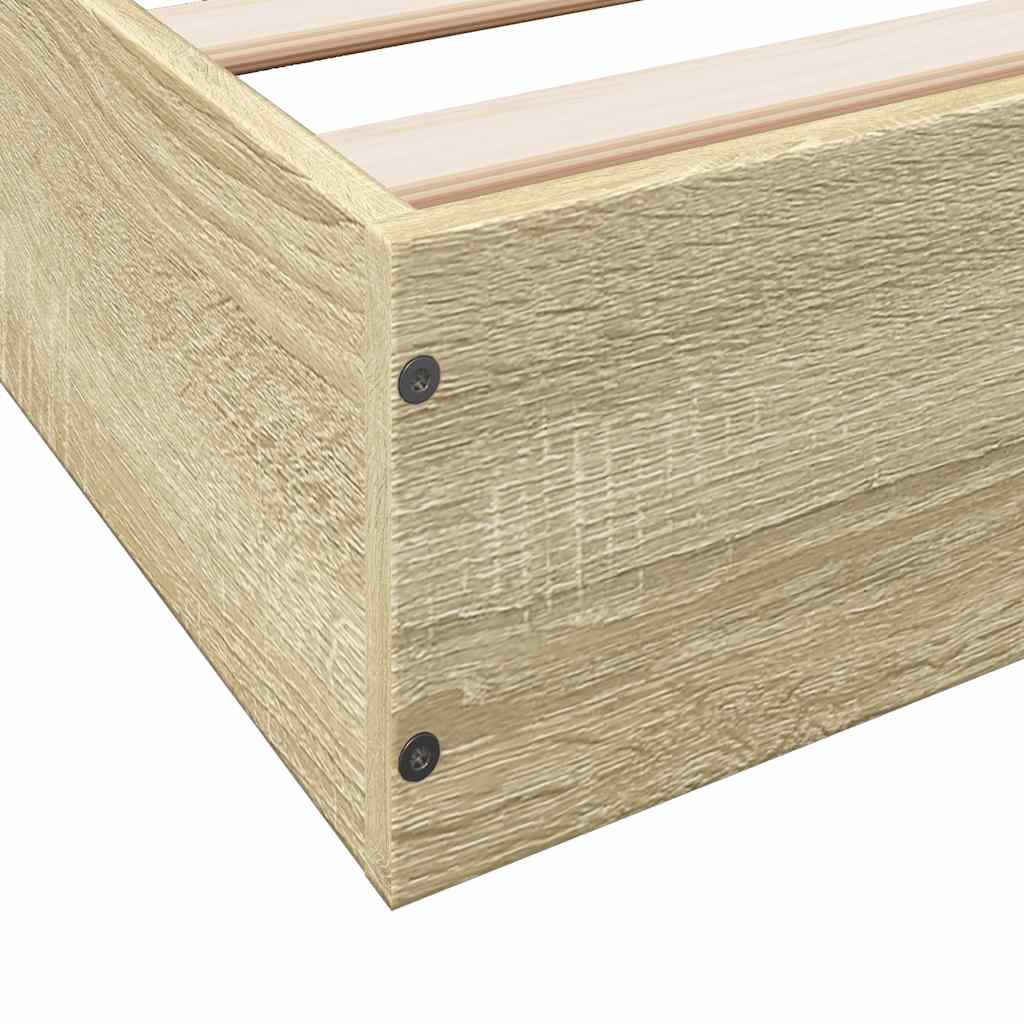 Giroletto senza Materasso Rovere Sonoma 75x190 cm in Truciolato | homemem39