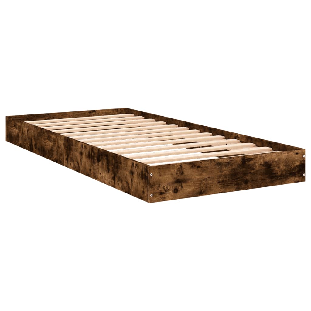 Giroletto senza Materasso Rovere Fumo 75x190 cm in Truciolato | homemem39