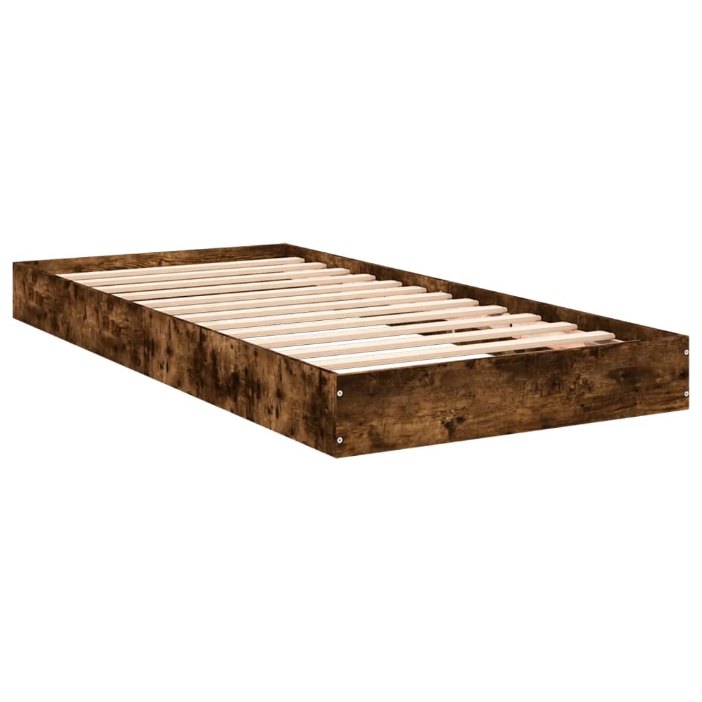 Giroletto senza Materasso Rovere Fumo 75x190 cm in Truciolato