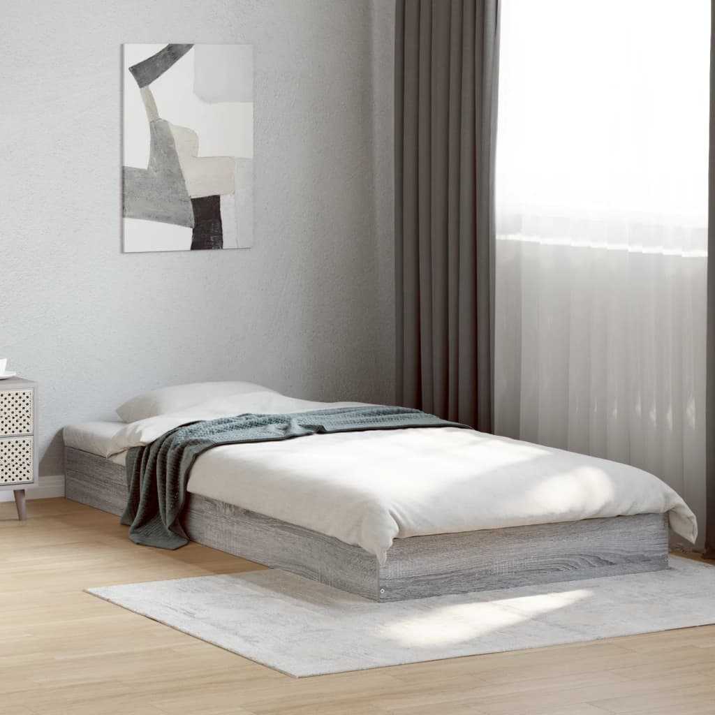 Giroletto Grigio Sonoma 75x190 cm in Legno Multistrato | homemem39