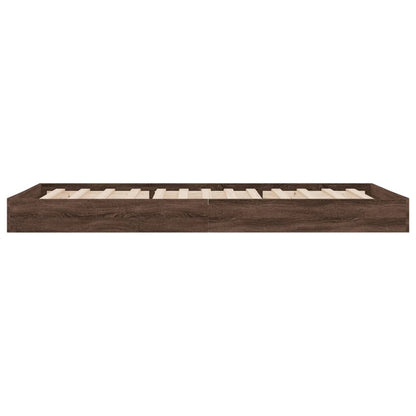 Giroletto senza Materasso Rovere Marrone 75x190cm in Truciolato | homemem39