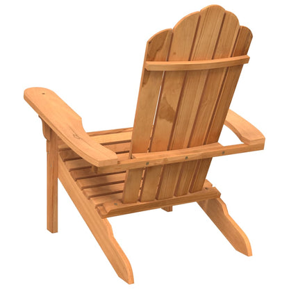 Sedia Adirondack da Giardino 77x78x95 cm Legno Massello di Teak