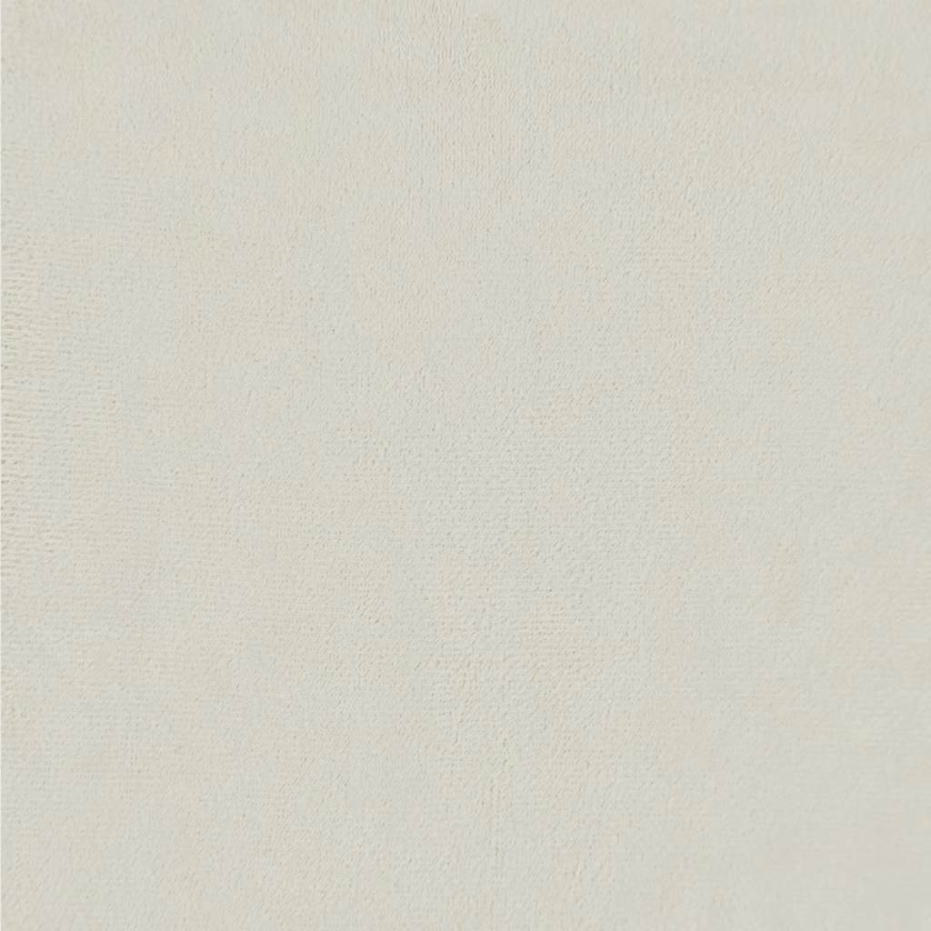 Divano a 3 Posti con Cuscini Crema 210 cm in Velluto