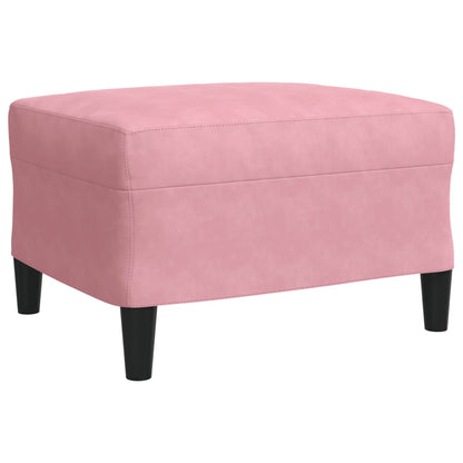 Set di Divani 4 pz con Cuscini rosa in Velluto | homemem39