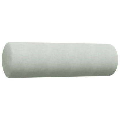 Set di Divani 4 pz con Cuscini e Rinforzi Grigio Chiaro Velluto | homemem39