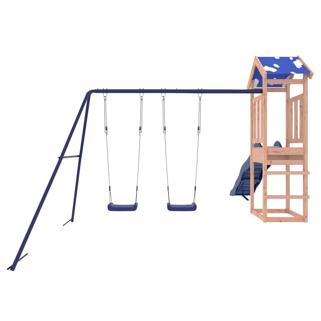 Set da Gioco da Esterno in Legno Massello di Douglas