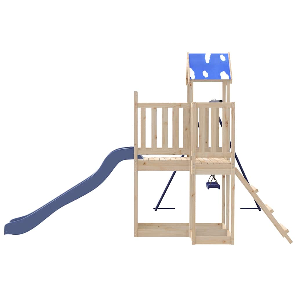 Set da Gioco da Esterno in Legno Massello di Pino | homemem39