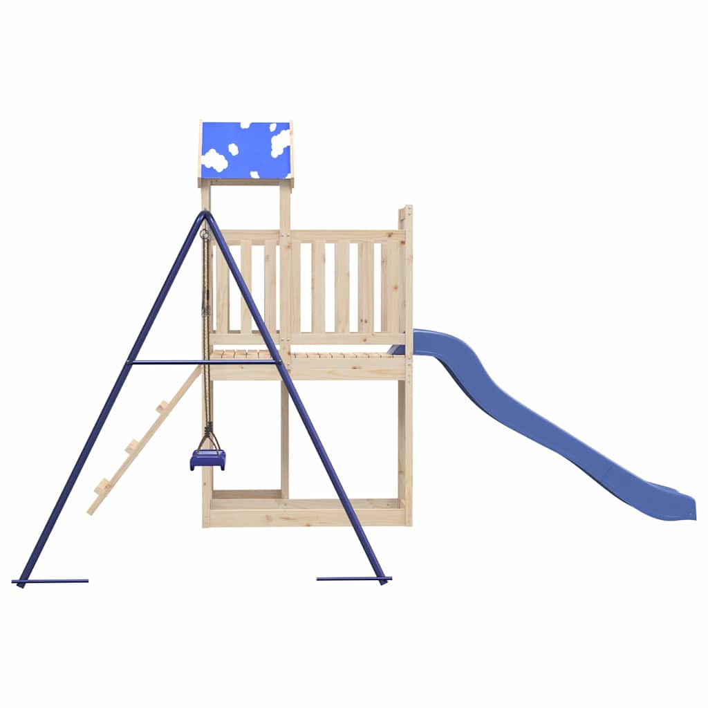 Set da Gioco da Esterno in Legno Massello di Pino | homemem39