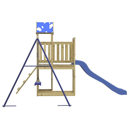 Set da Gioco da Esterno in Legno di Pino Impregnato | homemem39