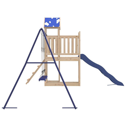 Set da Gioco da Esterno in Legno Massello di Pino | homemem39