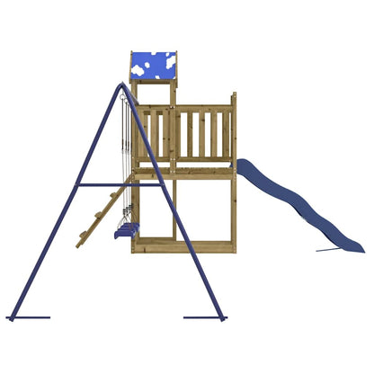 Set da Gioco da Esterno in Legno di Pino Impregnato | homemem39