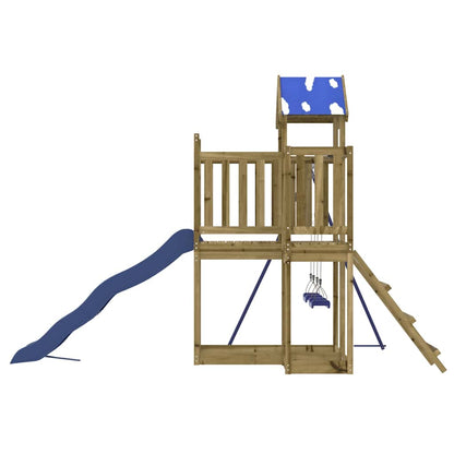 Set da Gioco da Esterno in Legno di Pino Impregnato | homemem39