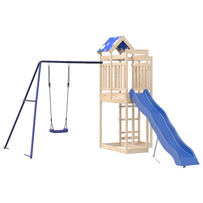 Set da Gioco da Esterno in Legno Massello di Pino | homemem39