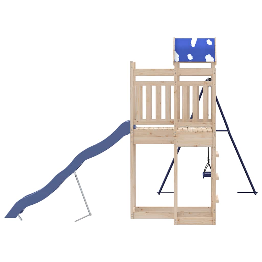 Set da Gioco da Esterno in Legno Massello di Pino | homemem39