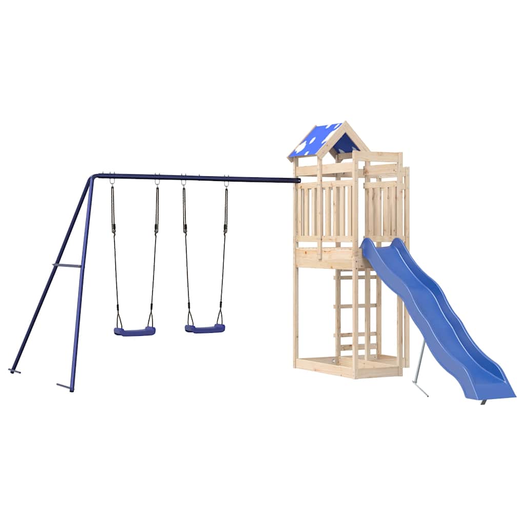 Set da Gioco da Esterno in Legno Massello di Pino | homemem39