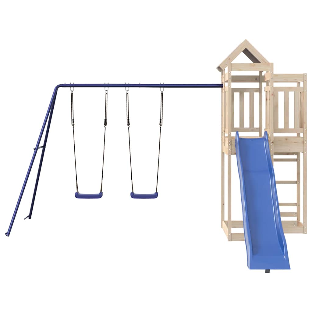 Set da Gioco da Esterno in Legno Massello di Pino | homemem39