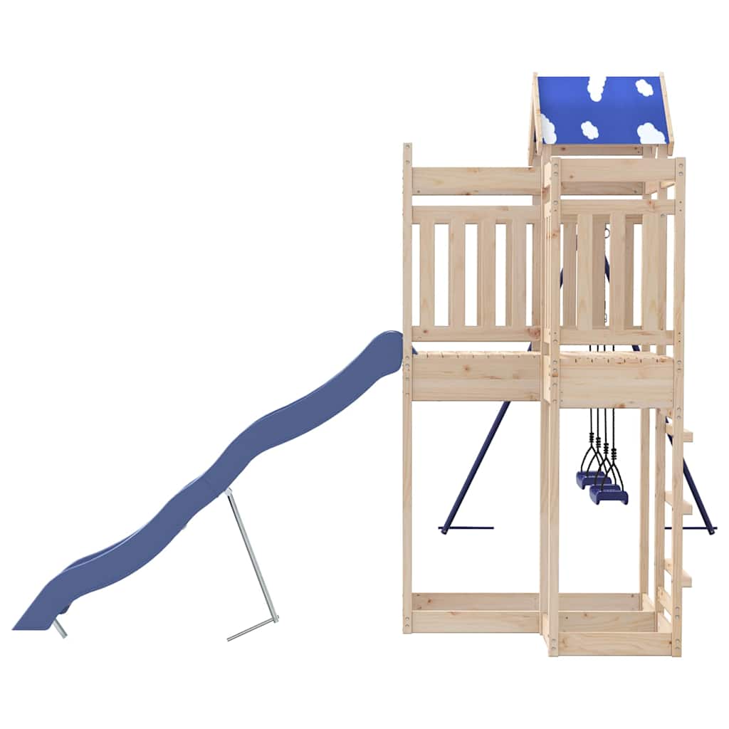 Set da Gioco da Esterno in Legno Massello di Pino | homemem39