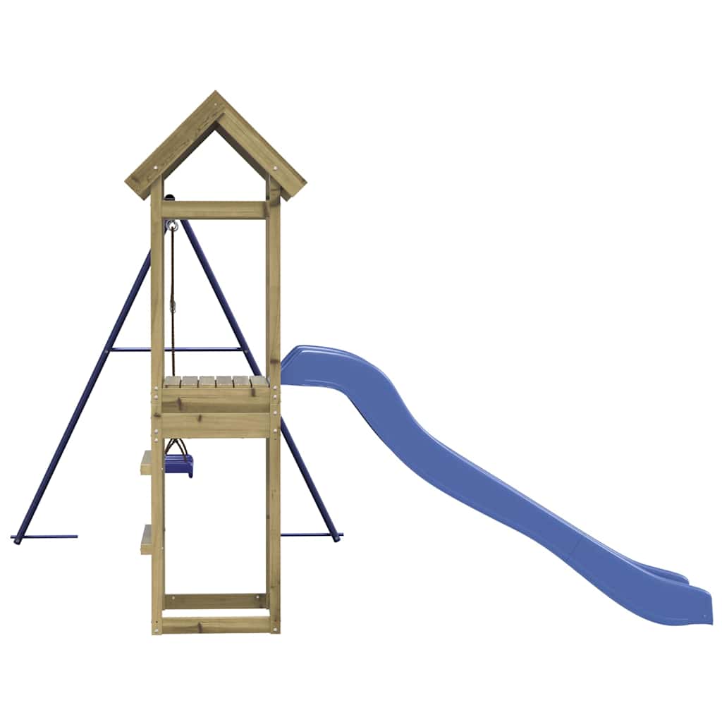 Set da Gioco da Esterno in Legno di Pino Impregnato | homemem39