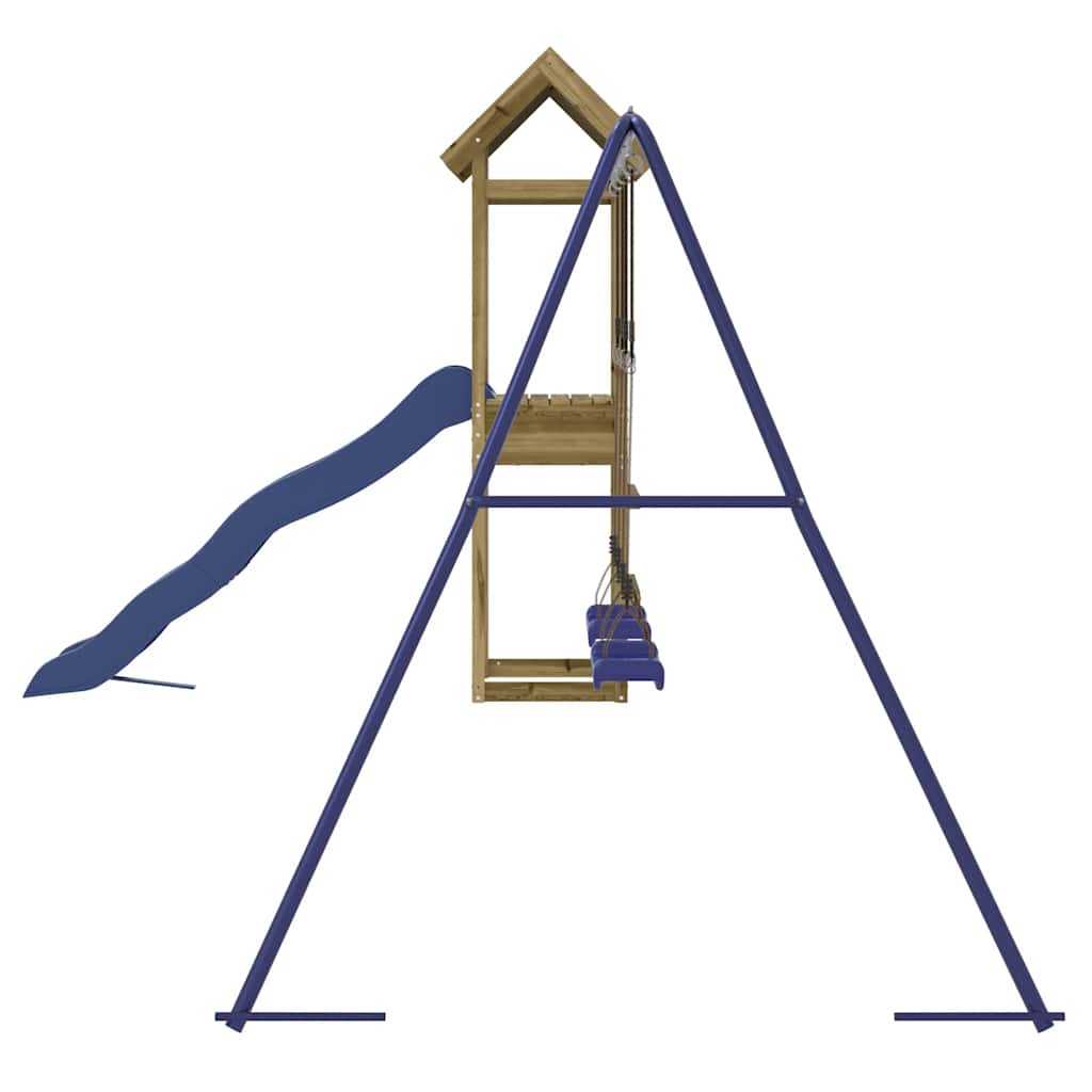Set da Gioco da Esterno in Legno di Pino Impregnato | homemem39