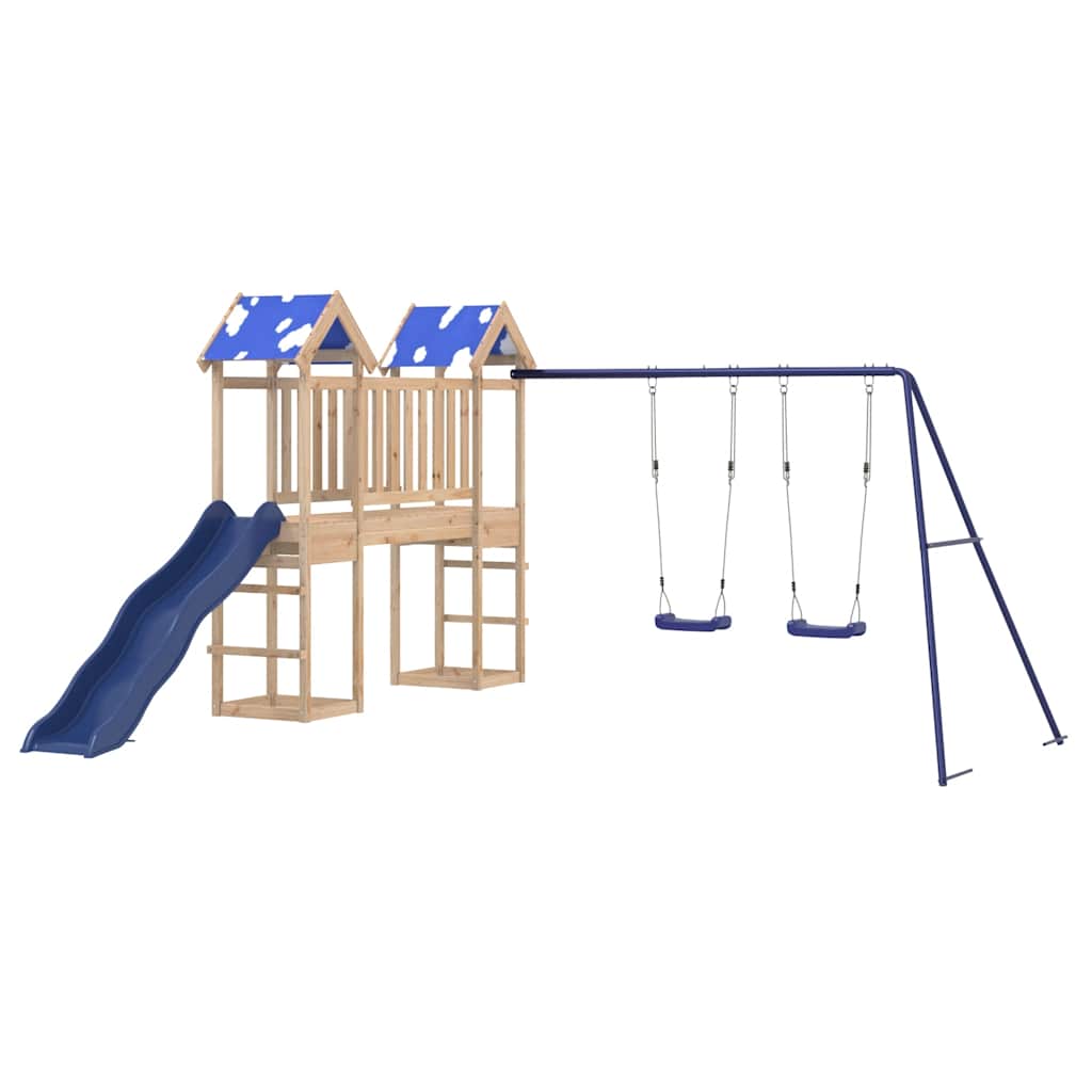 Set da Gioco da Esterno in Legno Massello di Pino | homemem39
