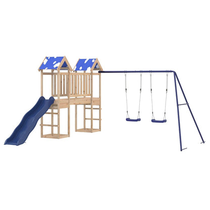 Set da Gioco da Esterno in Legno Massello di Pino | homemem39