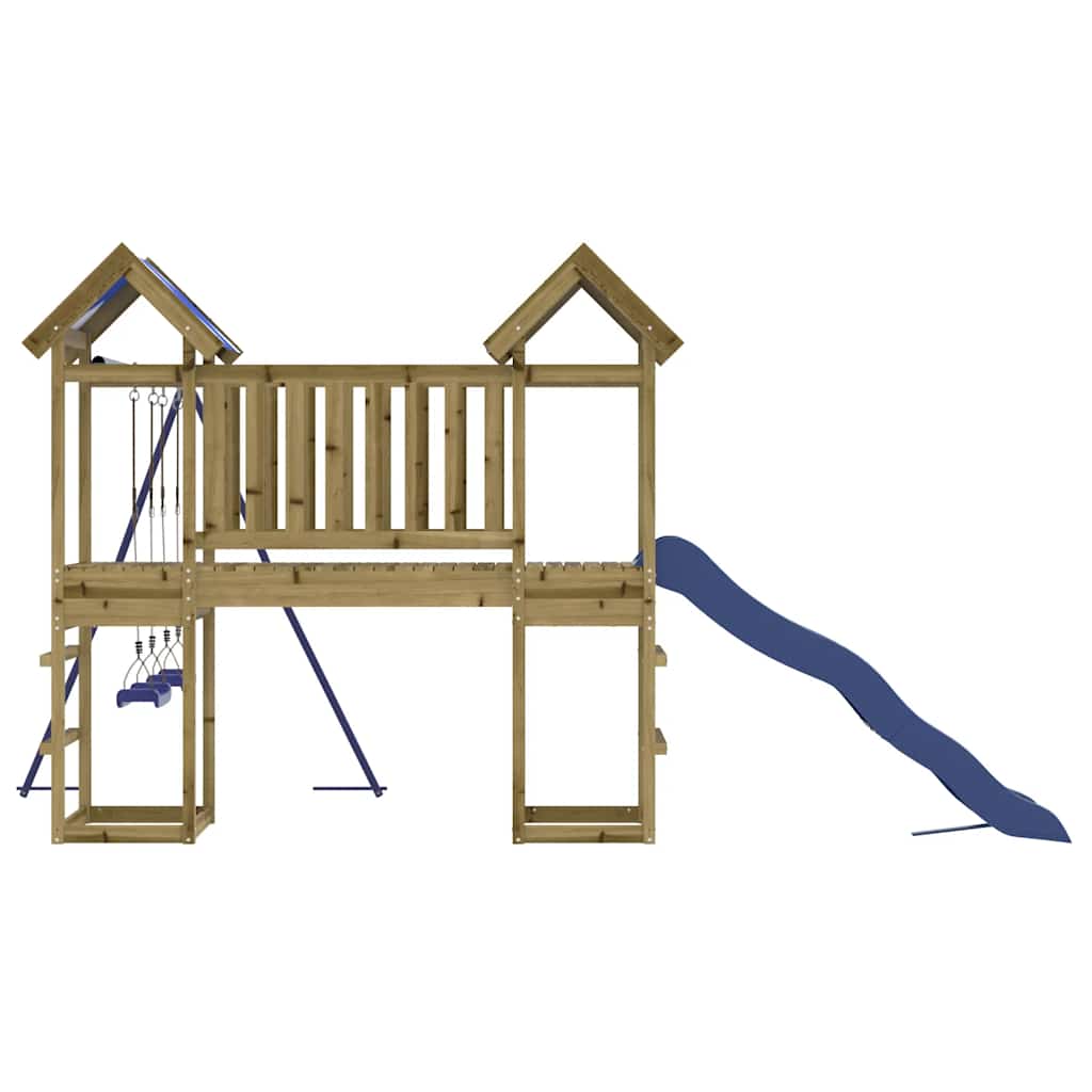 Set da Gioco da Esterno in Legno di Pino Impregnato | homemem39