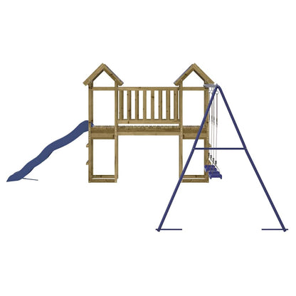 Set da Gioco da Esterno in Legno di Pino Impregnato | homemem39