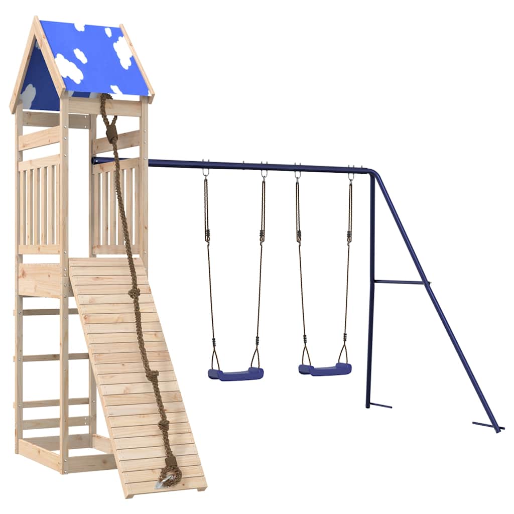 Set da Gioco da Esterno in Legno Massello di Pino | homemem39