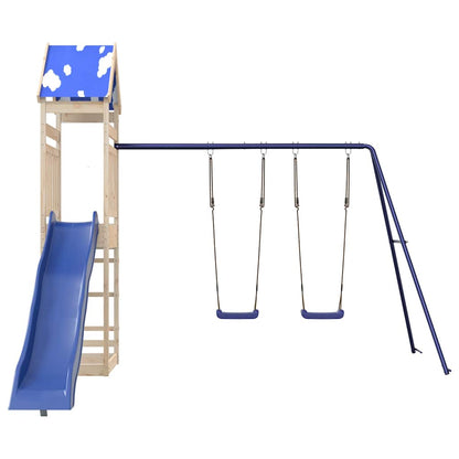 Set da Gioco da Esterno in Legno Massello di Pino | homemem39