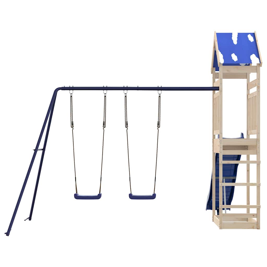 Set da Gioco da Esterno in Legno Massello di Pino | homemem39