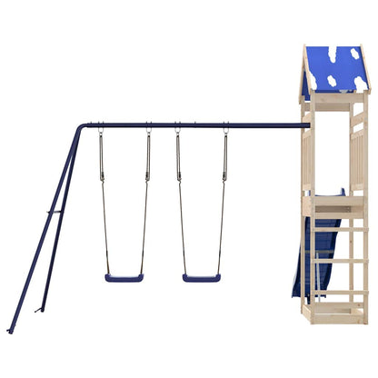 Set da Gioco da Esterno in Legno Massello di Pino | homemem39