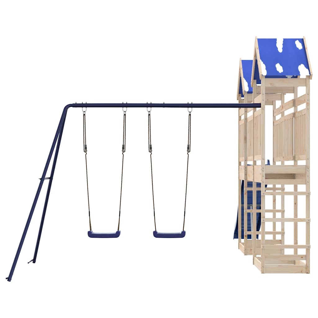 Set da Gioco da Esterno in Legno Massello di Pino | homemem39