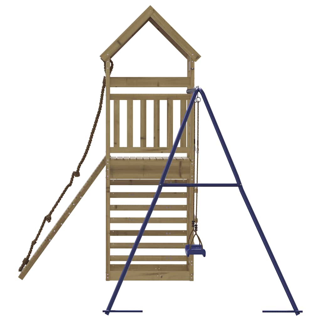 Set da Gioco da Esterno in Legno di Pino Impregnato | homemem39