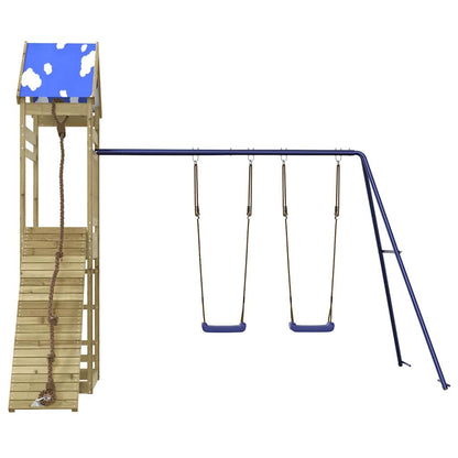 Set da Gioco da Esterno in Legno di Pino Impregnato | homemem39