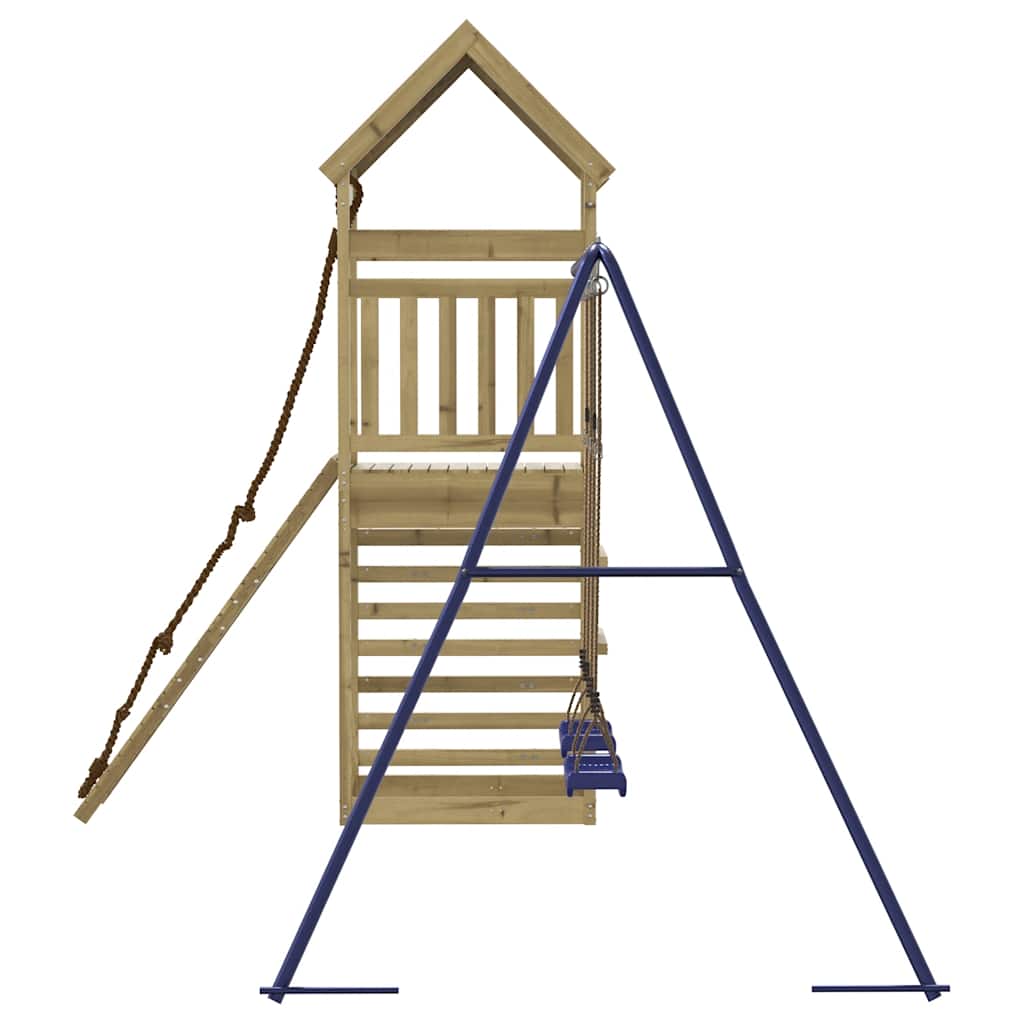 Set da Gioco da Esterno in Legno di Pino Impregnato | homemem39