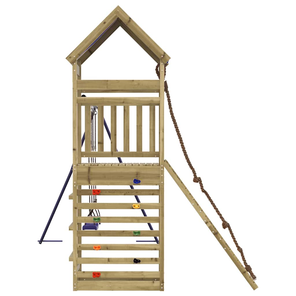 Set da Gioco da Esterno in Legno di Pino Impregnato | homemem39