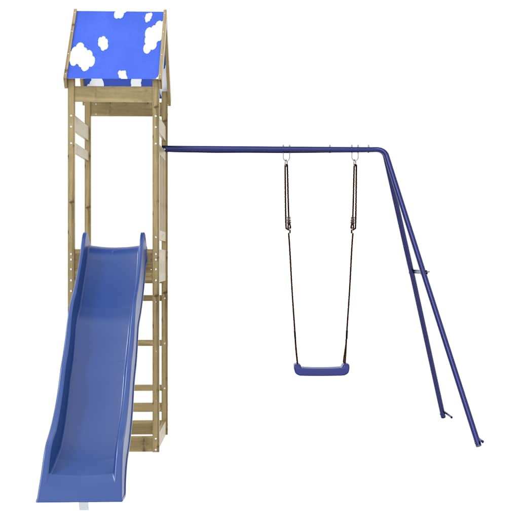Set da Gioco da Esterno in Legno di Pino Impregnato | homemem39