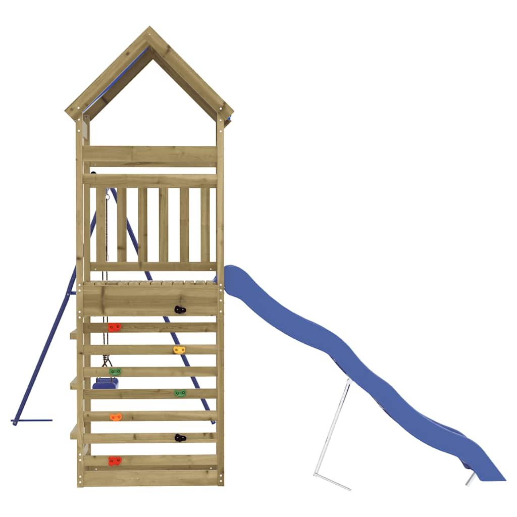 Set da Gioco da Esterno in Legno di Pino Impregnato | homemem39