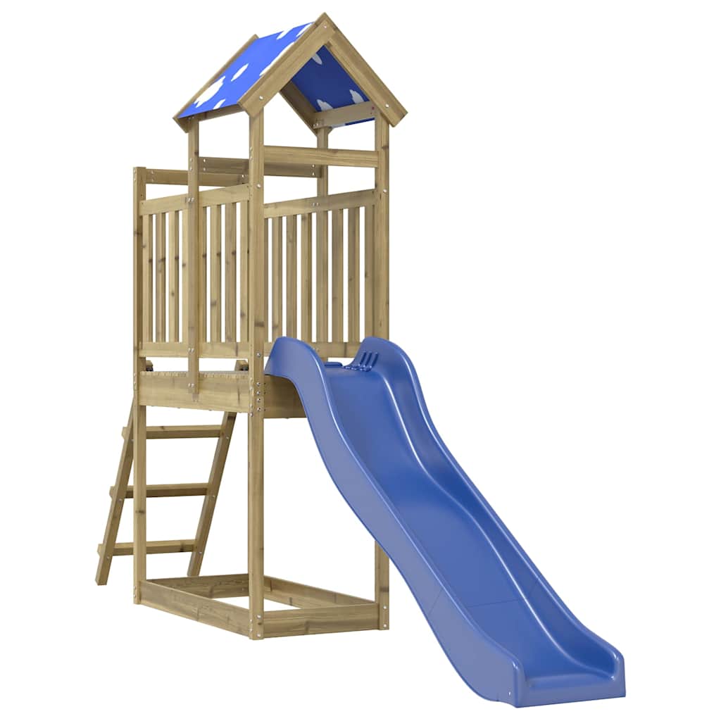 Set da Gioco da Esterno in Legno di Pino Impregnato | homemem39