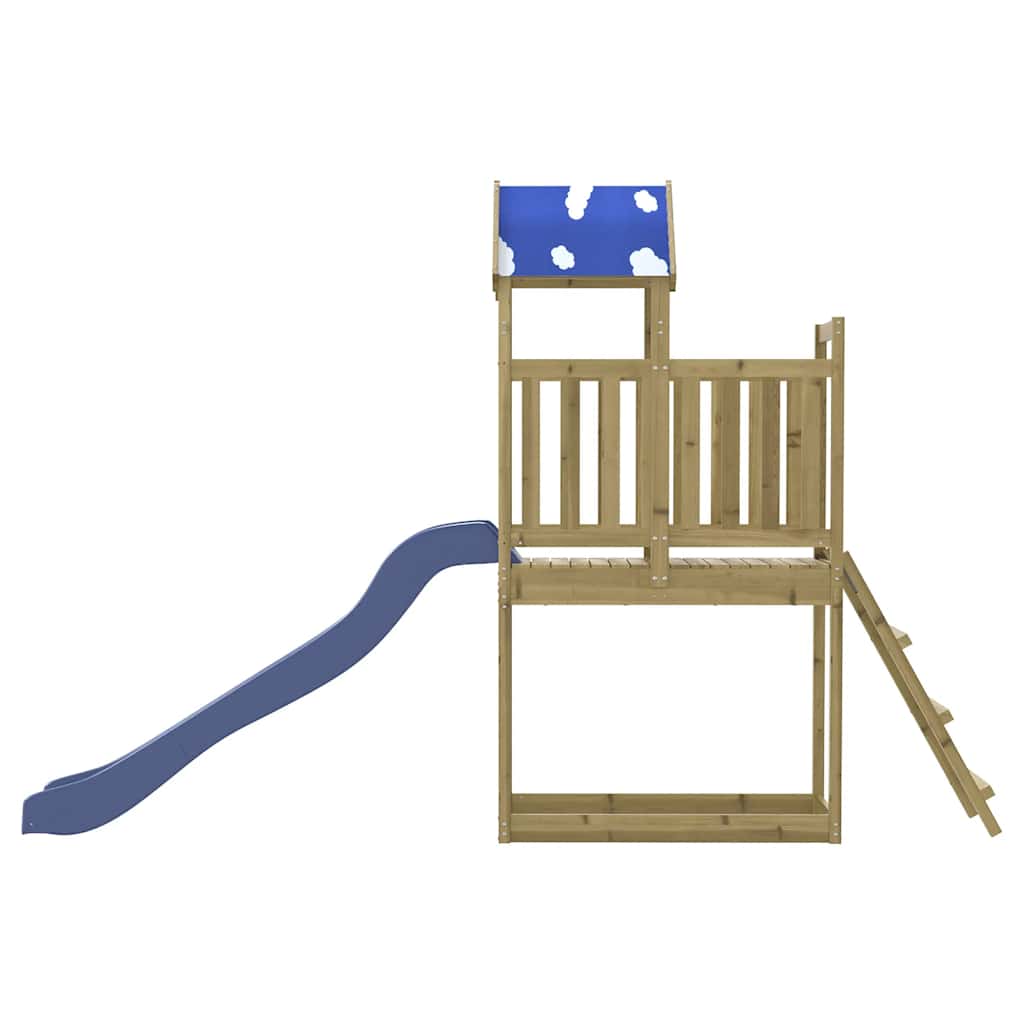 Set da Gioco da Esterno in Legno di Pino Impregnato | homemem39