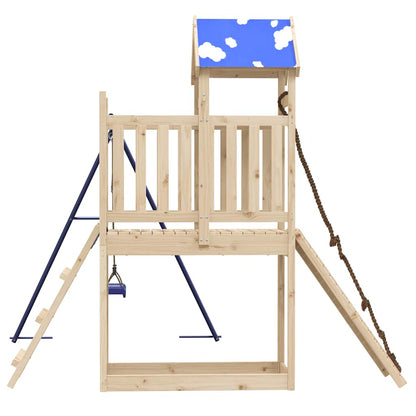 Set da Gioco da Esterno in Legno Massello di Pino | homemem39